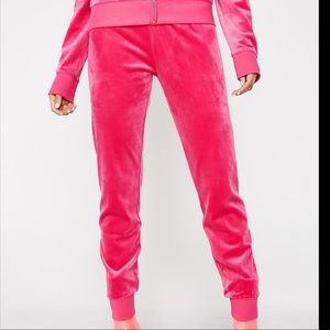 New Juice Couture Barbie Pink Velour Pants